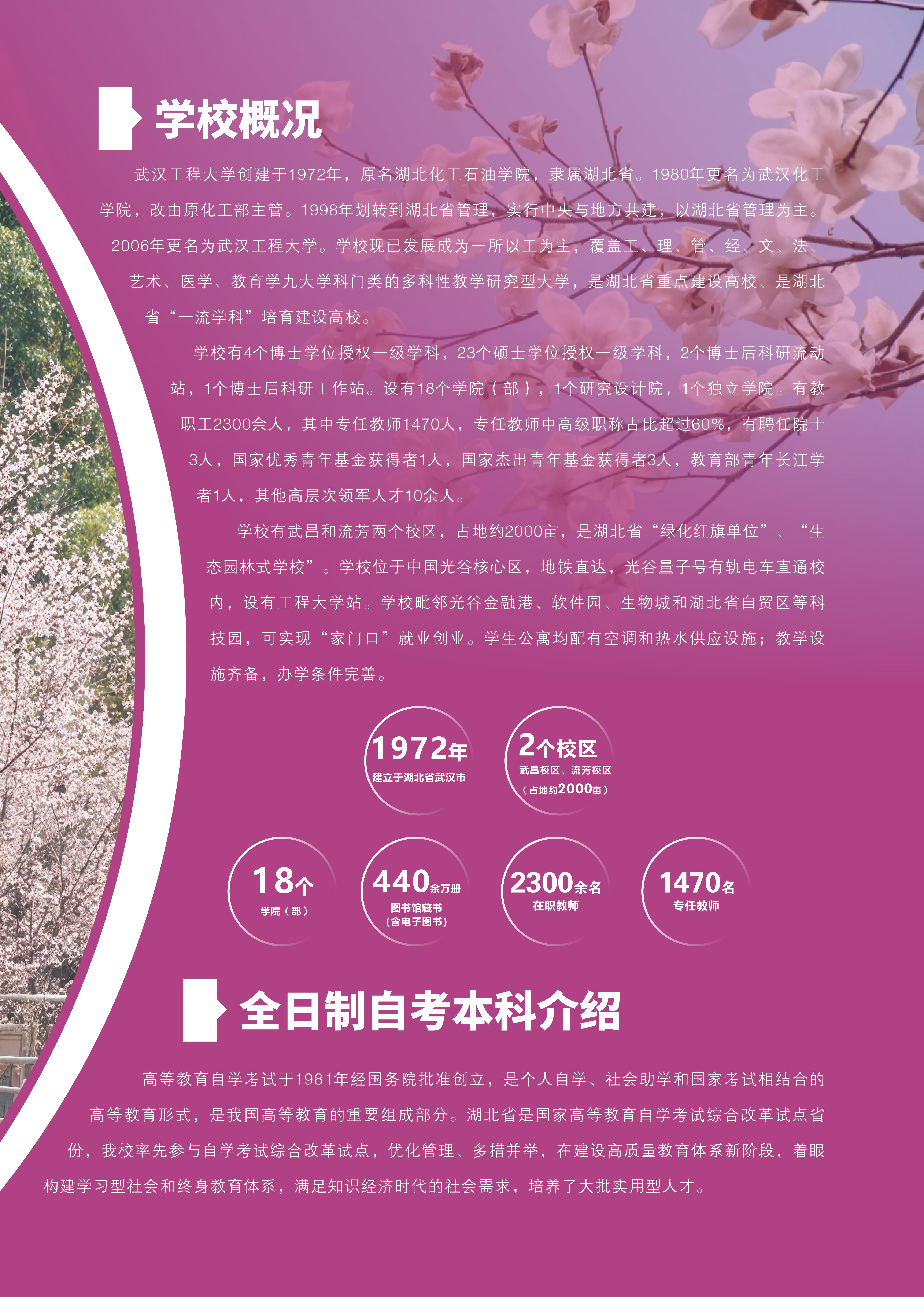 武汉工程大学2025年全日制自考本科（专升本）招生简章-武汉工程大学继续教育学院